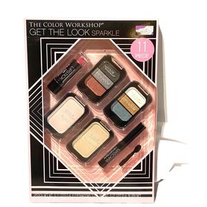 the color workshop 11 piece makeup gift set kit GET THE LOOK SPARKLE